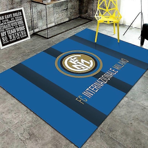 Retro Neliömatto - Pehmeä Liukumaton Erittäin Imuva Työpöytämatto - Xin Inter Milan