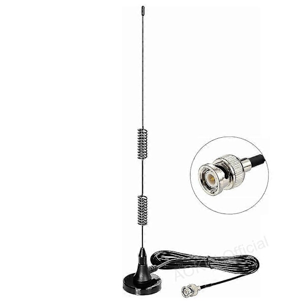 20-1300mhz Scanner Antenne Radio Magnetisk Base Antenne Hf Vhf Uhf Radio Bnc Han Antenne til Radio Scanner-Xin