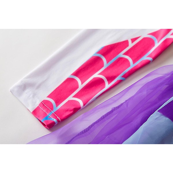Ghost Spider-inspirert kostyme Spider Gwen-inspirert kostyme Ghost Spider Hoodie Spider Gwen Cosplay Tutu-Xin 6T
