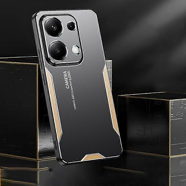 Blade Series TPU Hybrid Metall Skal-Xin Gold For Xiaomi Redmi Note 13 Pro 4G