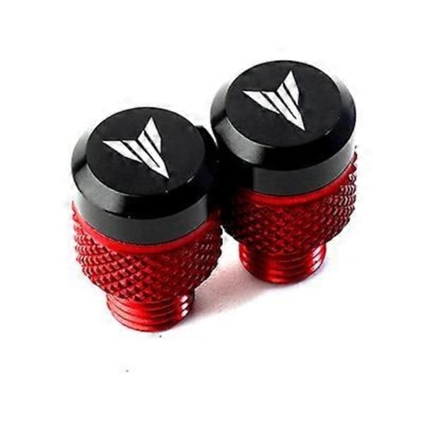 Motorcykel M10*1.25 backspegelhålsplugg skruv lämplig för Yamaha MT 07 09 10 MT07 MT09 SP MT10 FZ09 FZ07 MT03 MT25 MT125 backspegel -Xin Red