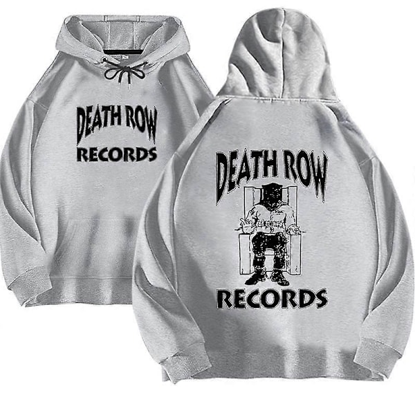 Death Row Records Hettegensere Menn Kvinner Oversized Hettegensere Hip Hop Hettegensere Sweatshirts Langermet Hettegensere Dame Yttertøy-Xin 2DF505255-Gary 3XL