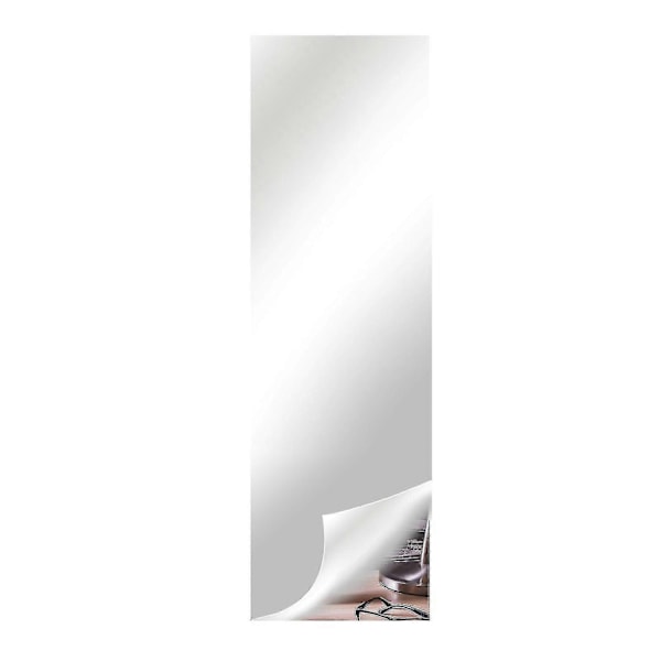 Joustavat peilitarrat, itseliimautuvat ei-lasiset peililaatat, tee-se-itse peiliseinätarrat kodin seinäkoristeluun - Xin 50*200cm*0.1mm