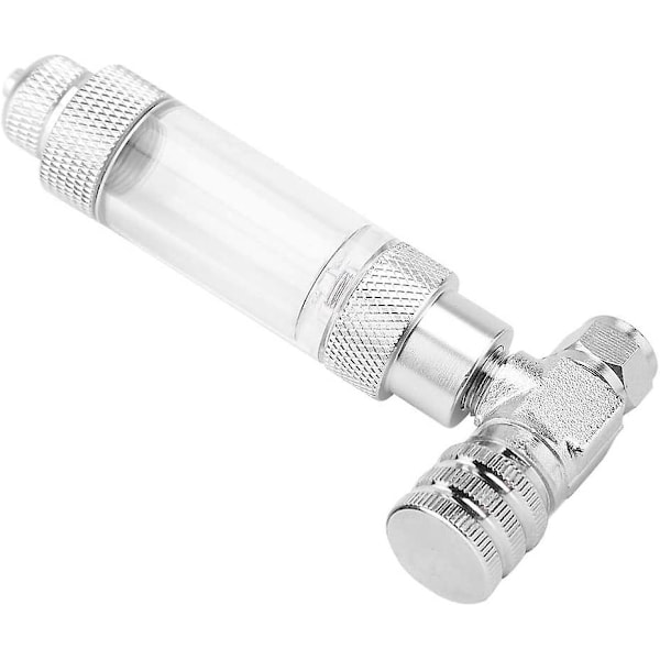 Akvarium CO2 Kontrollventil Rostfritt Stål Akvariumsystem CO2 Regulator Akvarium CO2 Bubbelräknare Akvarium DIY CO2 Generator Nålventil-xindaren