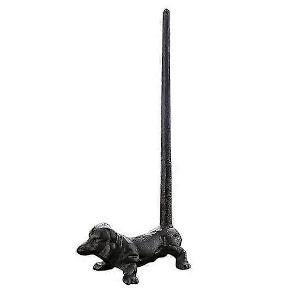 Papirhåndklædeholder med stabil base, kreativ dyreformet fritstående tissueholder - Xin Dog