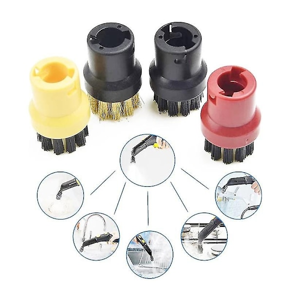 Til Karcher Dampstøvsuger Maskine Sc1 Sc2 Sc3 Sc4 Sc5 Sc7 Ctk10 Ctk20 Dele Børst Hoved Kraftfuld Dyses Tilbehør-Xin