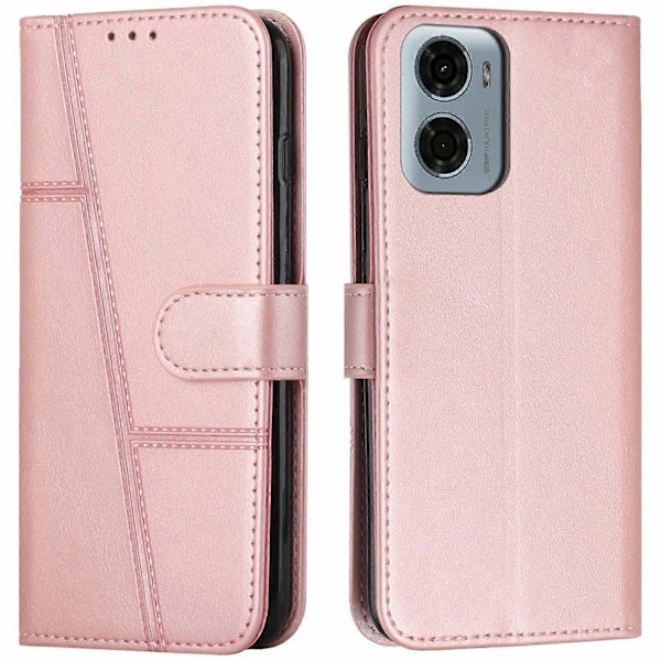 Kompatibel med Motorola Moto G05 4G Deksel Stativ Flip Beskyttende Lær Telefon Deksel-xindaren Style E
