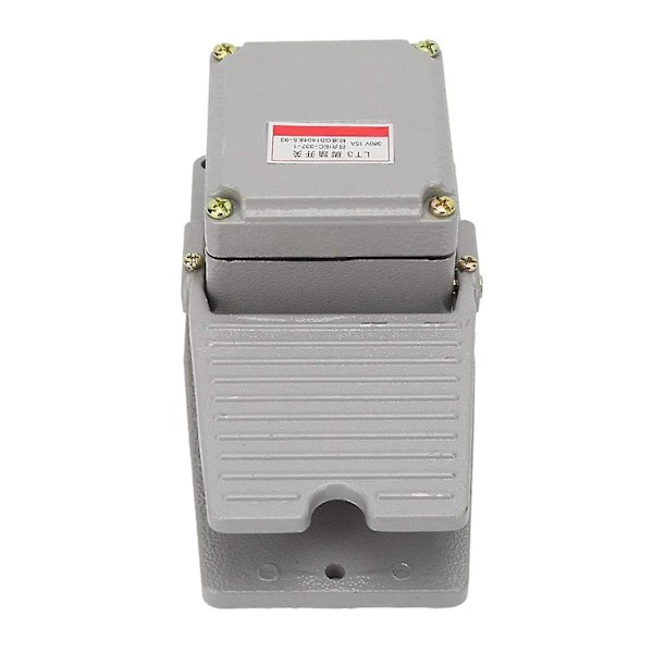 Fotpedal - Halkfri fotpedal med aluminiumskal, momentan pedal Lt3 silverkontakter-xindaren