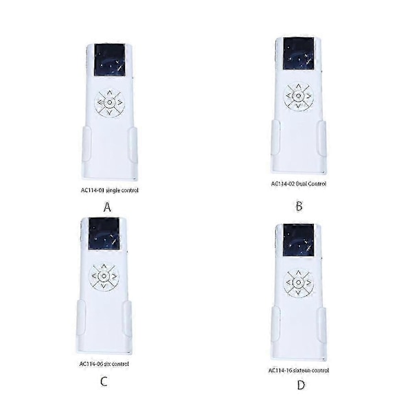 1/2/3/5 Hvid Multi-Kanal Fjernbetjening Praktisk og Kompakt - Xin AC114-01 1 control 1Set