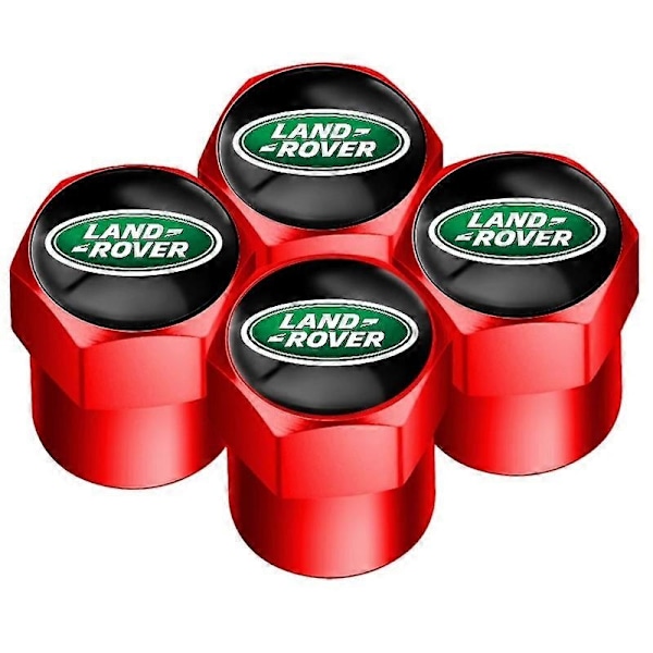Deksel til ventilhetter for bilhjul for Land Rover Range Rover Evoque Velar Discovery Freelander Bilhetter Bilstylingstilbehør-Xin Red