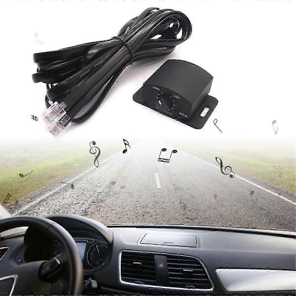 Forsterker Erstatning Bassknapp Kontroll Fjernkontroll 6Pin Subwoofer Fjernkontroll Volumjusteringskontroll Kno-xindaren