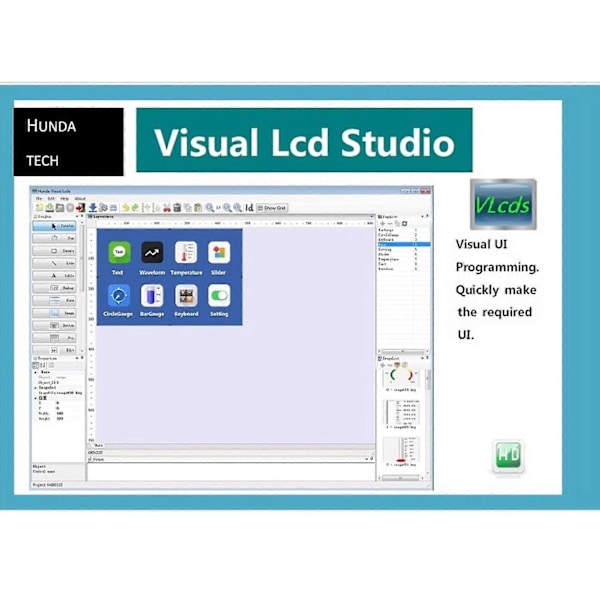 Uusi 5 tuuman HMI I2C LCD-näyttömoduuli Kapasitiivinen kosketusnäyttö Yhteensopiva Arduino-xindarenin kanssa