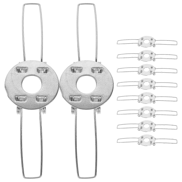 10 stk. Lampeklokke-Fjederklips Lampeklokke-Adapter Lysekrone Lampeklokke DIY Fjederklips - Xin