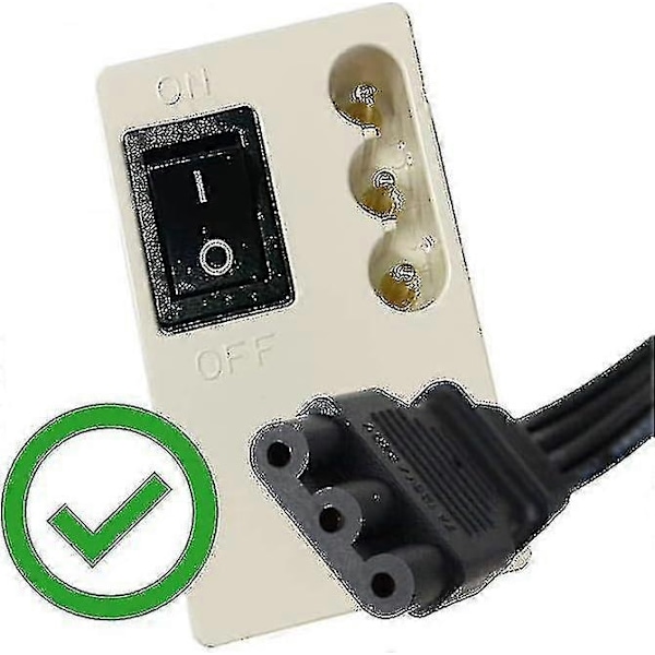 Fotpedal for Alfa, Elna, Babylock, Janome, Pfaff Symaskin - Xin