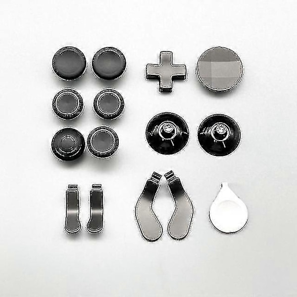 för Xbox One Elite Series 2 Handkontroll Ersättningsskal Övre Nedre Hölje Lt Rt Knappar Lb Rb Stötfångare Tillbehör Reparationsdelar-jie-Xin 15pcs Buttons Kits