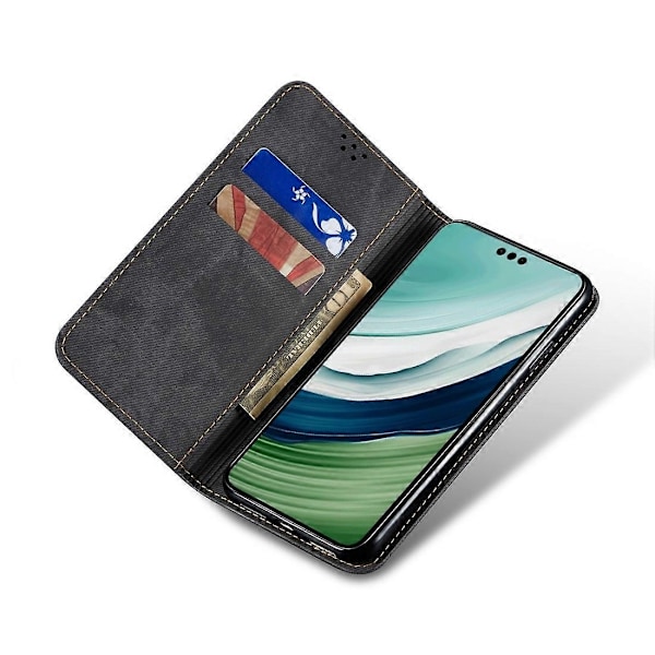 Kompatibel med Denim Textur Flip Läder Telefonfodral-xindaren Compatible with Motorola Edge 40 Neo