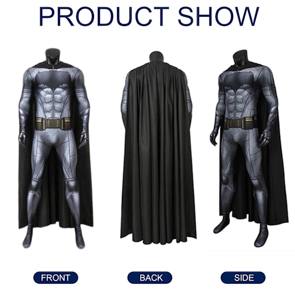 Bruce Wayne Cosplay Kostymer Batman Antrekk The Dark Knight De Samme Kostymer Halloween Jul Show Anime Spill Rollespill-Xin Beige onesize