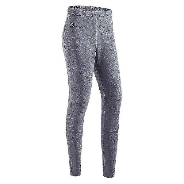 Vinter Termisk Oppvarmet Jakke 28 Områder Vandringsskjorter Ski Dresser Oppvarmet Klær Oppvarmet Undertøy-Xin Women gray pants 5XL