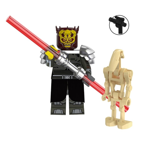 8 stk. Star Wars The Mandalorian byggeklodser Mini actionfigurer Samlede minifigurer Legetøj Børn Voksne Fans Gaver Db-Xin