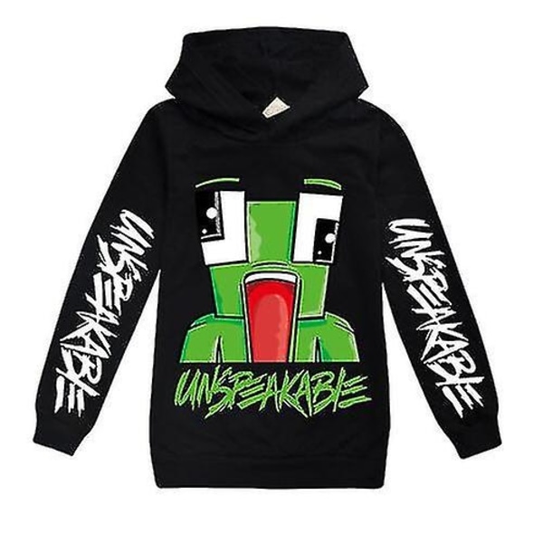 Unspeakable Børn Drenge Piger Hoodie Youtuber Merch Hættetrøje T-shirt Tees-Xin 150