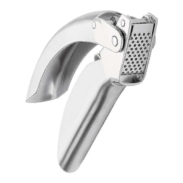 Rikon Epicurean Hvitløkspresse, Rustfritt Stål, 16,5 x 2,5 x 3,8 cm, Sølv-Xin