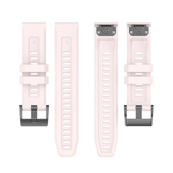 Armbånd Kompatibelt med Garmin Fenix 7s/6s/5s Silikon Smart Klokkereim Anti-ripe Stropp-xindaren Pink