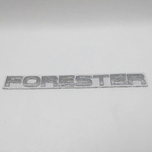 1kpl 3D metallinen Crosstrek Awd Brz yhteensopiva Wrx auton kirjain lokasuoja tunnus sivu takaluukku merkki tarra auto tarvikkeet-xindaren silver FORESTER