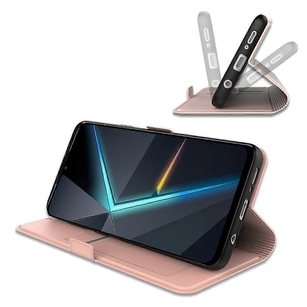 Kompatibel med ZTE nubia Focus Skal Stötsäkert TPU Innerskal Läder Telefonfodral Kortplats-xindaren Style C