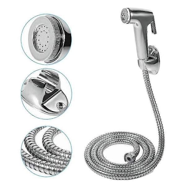 Toalett Baderom Håndholdt Sprøyte Dusj Bidet Spray Slangeholder-Xin