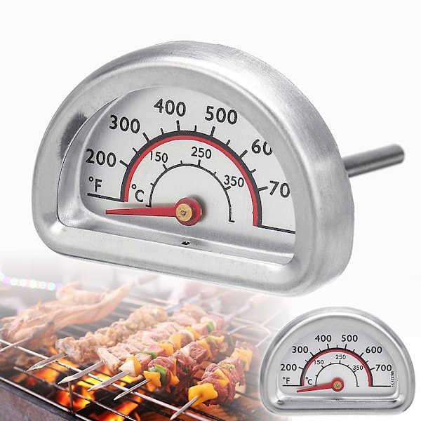 2 stk. Erstatnings-Termometer Varmeindikator Måler for Charbroil Grill 463224611-Xin