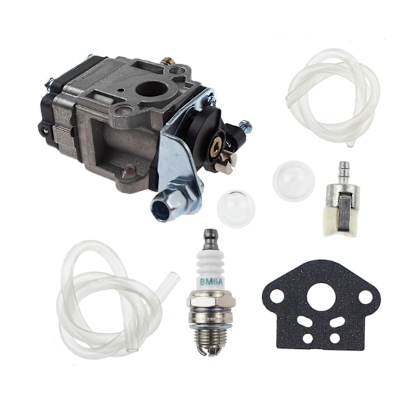 Sopii kaasuttimeen, joka on yhteensopiva Makita-siimaleikkureiden RBC2510, RBC2500, PTR2500, EM2500U, ER2600L, EM2600L, EM2600U-Xin kanssa