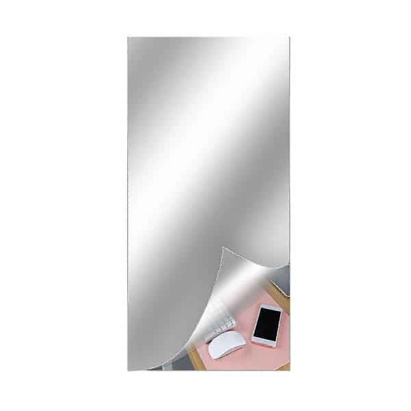 Joustavat peilitarrat, itseliimautuvat ei-lasiset peililaatat, tee-se-itse peiliseinätarrat kodin seinäkoristeluun - Xin 50*150cm*0.2mm