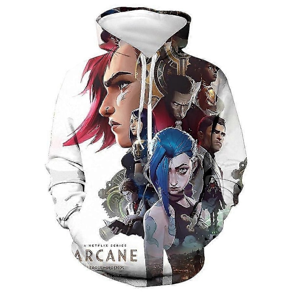 City 3D Digital Anime Sweatshirt Cos Hoodie - Xin JINX TT-5 5XL