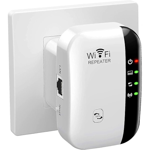 2023 Uusin Wifi Booster Wifi Extender Wifi Toistin Kattaa Jopa 340 Neliömetriä ja 45 Laitetta Internet Booster - Ethernet-portilla Nopea -xindaren