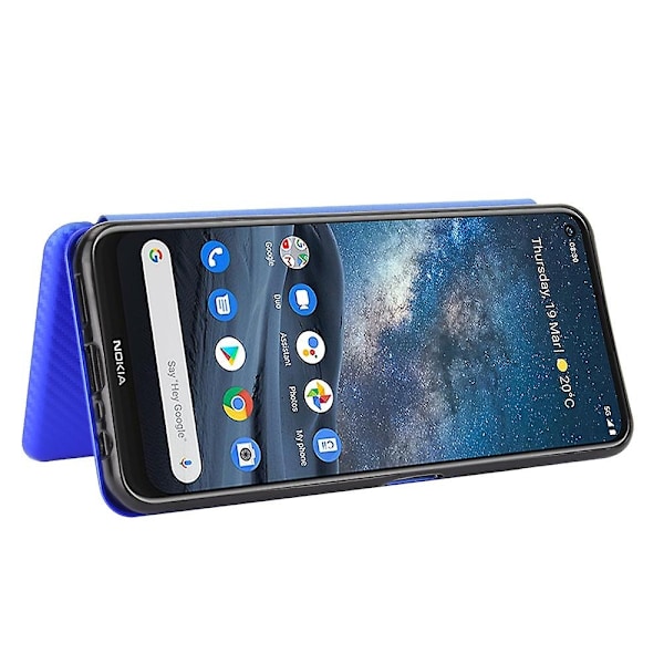 Læderetui til Nokia 8.3 5G - Xin Blue