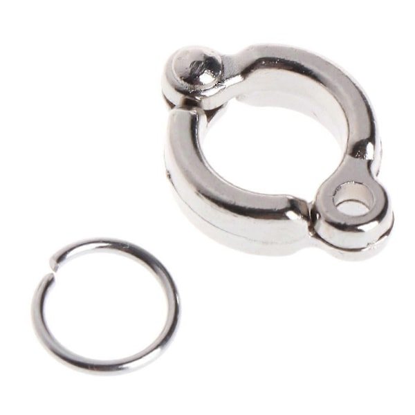 Papegojbenring metall fotring legeringsklämma lämplig för fågelpapegojor som flyger utomhus-Xin 4-8.5mm