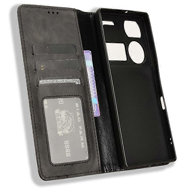 Yhteensopiva ZTE nubia Z60 Ultra Lompakko Nahkakotelo Jalustalla Magneettisella Sulkemisella - xindaren Style A