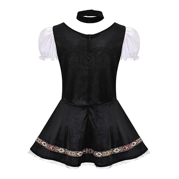 Lyxig Oktoberfest Ölservitris Utklädningsdräkt Heidi Kostym Bayersk Tysk Klänning-Xin Khaki XL