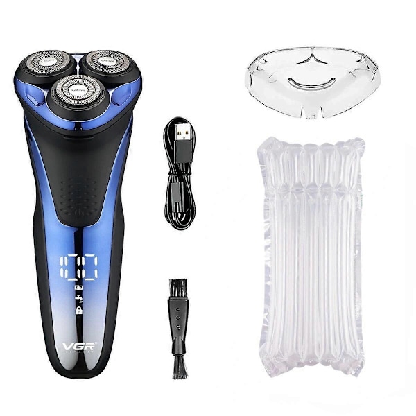 VGR Rakapparater Professionell Rakapparat Vattentät Skäggtrimmer Uppladdningsbar Sladdlös Elektrisk Bärbar Rakmaskin för Män V-306-Xin without box