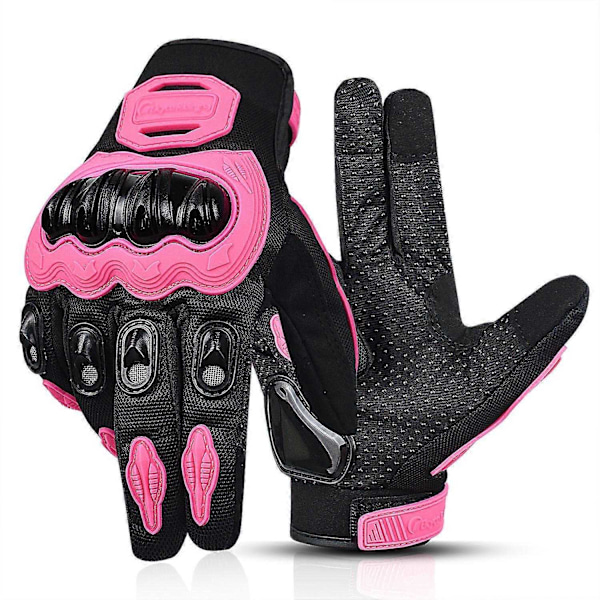 Motorcykelhandsker til kvinder, touch screen, sommer, motorcykel, dirt bike, handsker med fuld finger, landevejsløb, cykling, klatring, motocross - xindaren Black M