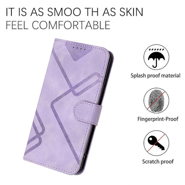 Etui Kompatibelt med iPhone 8 Plus / iPhone 7 Plus Cover Magnetisk Flip Wallet Læder Kompatibelt med iPhone 8 Plus / iPhone 7 Plus Cover-xindaren Purpel