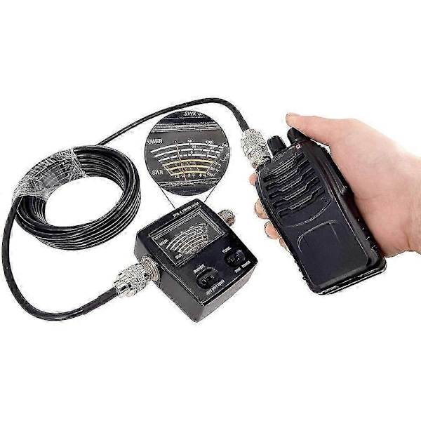 Paket CB Radioantennkabel 50cm PL259 UHF Hane till Hane RG58 Koaxial Patchkabel för Amatörradio CB Marin-Xin