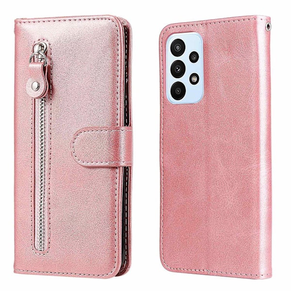 Læderetui til Samsung Galaxy A23 /Galaxy M23/Galaxy F23-Xin Rose Gold