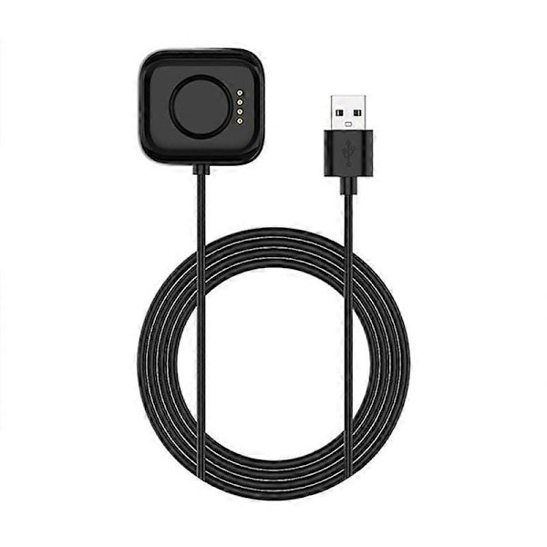 Opladerkabel Sikker Hurtig Opladning 1m Smart Watch Oplader Dock Adapter Kompatibel med OPPO Watch 41mm 46mm JIKAIX-xindaren Black 41mm