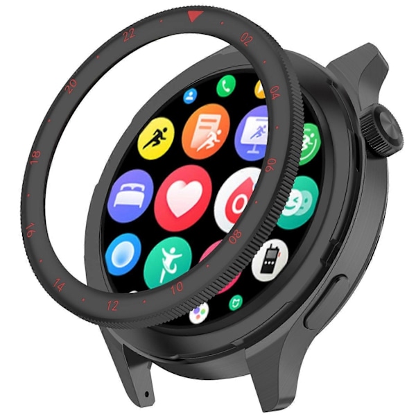 til Xiaomi Watch S4/S4 eSIM Version/S3/S3 eSIM Version Bezel Ring 316 Rustfrit Stål Bezel Loop-Xin Style G