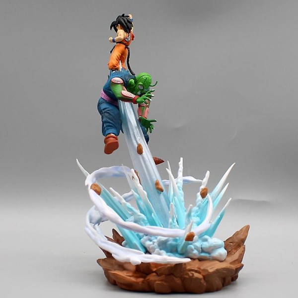 23cm Dragon Ball Z Son Goku Vs Broly Duel Actionfigurer Gk Animefigurer Modell Pvc Statue Ornament Dukke Leker Barn Gaver[GL]-Xin 25cm Goku vs Piccolo