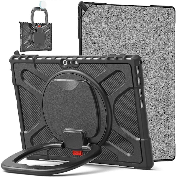 Kompatibel med MicroSoft Surface Pro 4 / 5 / 6 / 7 TPU + PC Tablet Fodral-xindaren