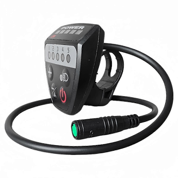 DZ888 Elektrisk Cykel Display Controller LED Display UART Protokol Kompatibel med BBS01B BBS02B Mid Motor Access-xindaren