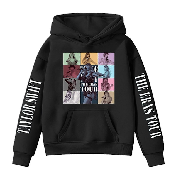 Taylor Swift Taylor Swift omgiven af print drenge og piger afslappet hættetrøje-2-Xin 140cm