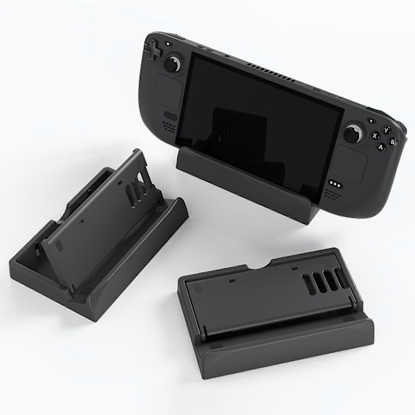 Sammenleggbar Skrivebordsbase Stativ Display Brakett Kompatibel med Steam Deck/NS Switch OLED Lite-xindaren